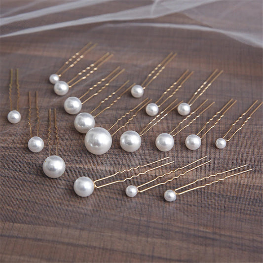 Pearl Hair Pins (18pc)